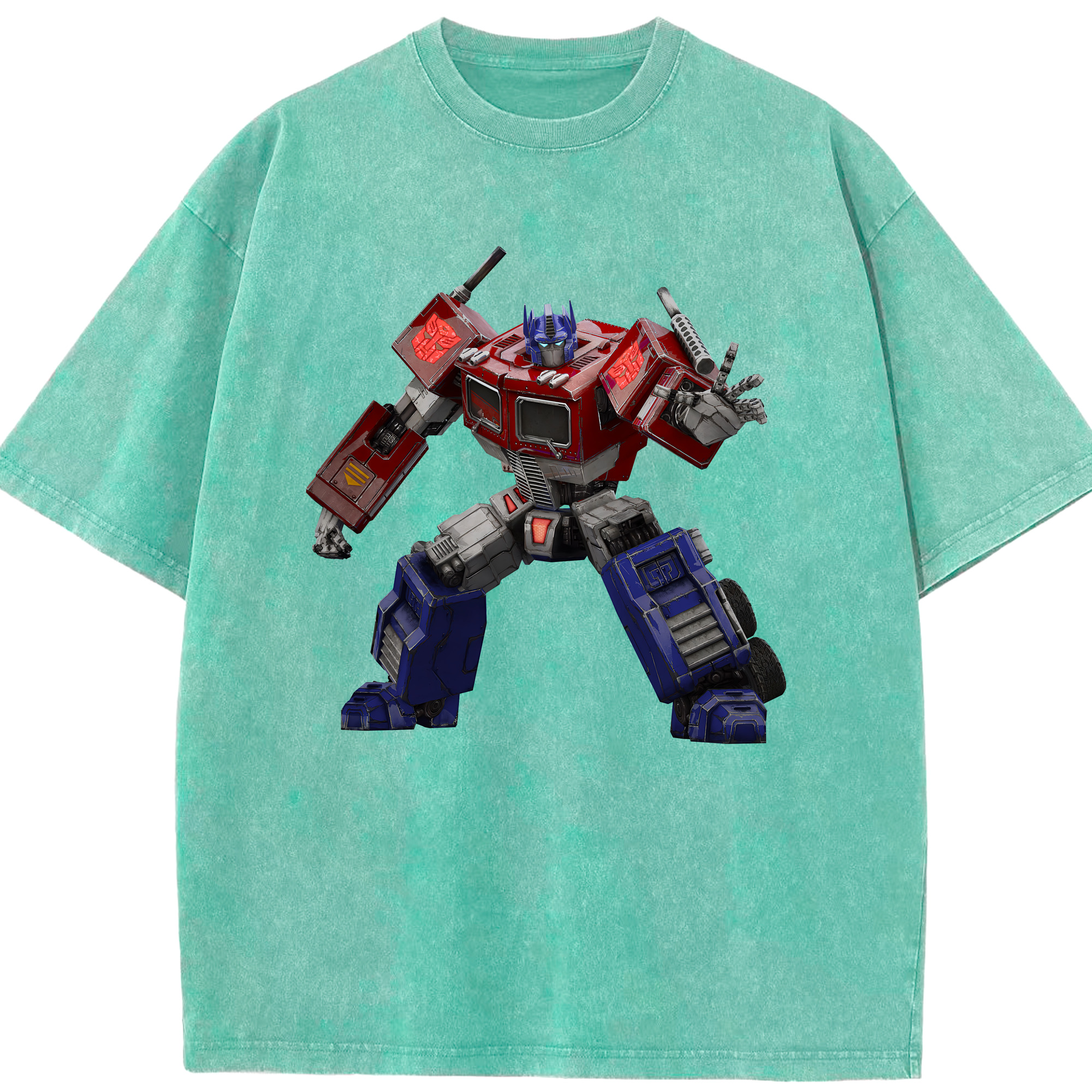 （画像用） Transformers トランスフォーマー 綿100% ヴィンテージ風 半袖Tシャツ（フロントプリント）